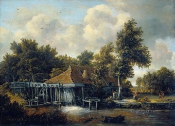 ブルック川の流れ Painting - 工場の風景 マインデルト ホッベマ川